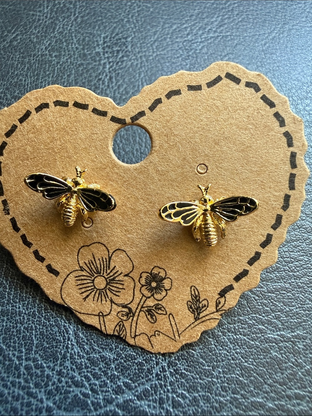 18k Gold filled Bee Accent Studs - Home Accents Decor